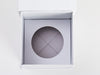 White Small Cube Gift Box with Assembled Insert
