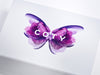 White Folding Gift Box with Digitally Printed CMYK Custom Coty Design