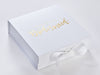 White Medium Gift Box with Personalisation from Beau&Bella