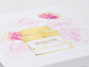 Example of White Gift Box with Custom CMYK Print Design