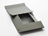 A4 Deep Naked Grey Gift Box Sample Partly Assembled