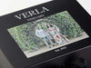 Example of Black Gift Box with Custom CMYK Digital Print