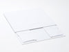 White A4 Deep No Ribbon Gift Box Supplied Flat