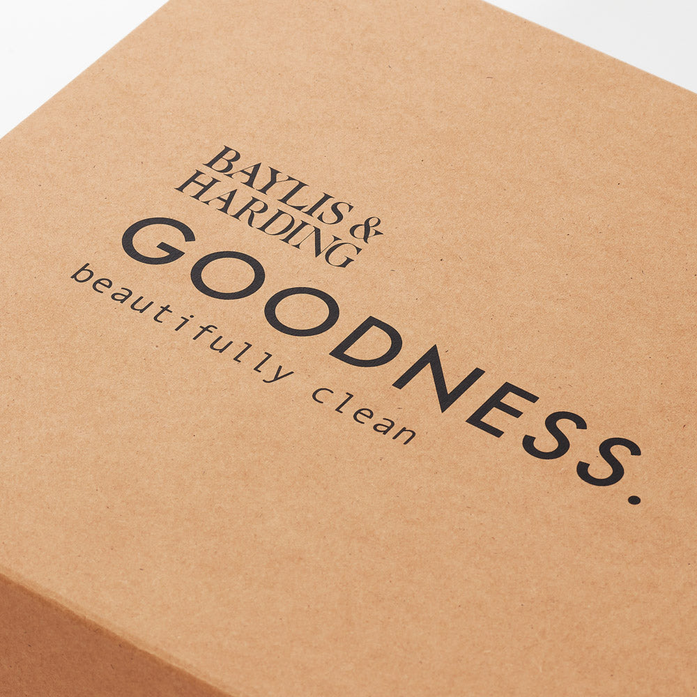 Custom Printed Black Logo to Natural Kraft Folding Gift Box from Foldabox UK