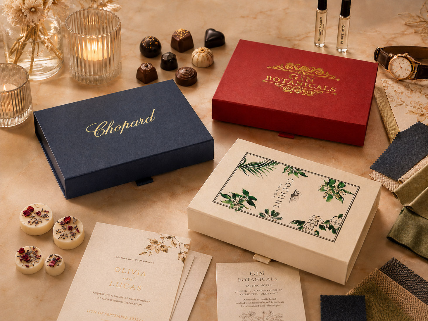 A5 Shallow Magnetic Closure Gift Boxes