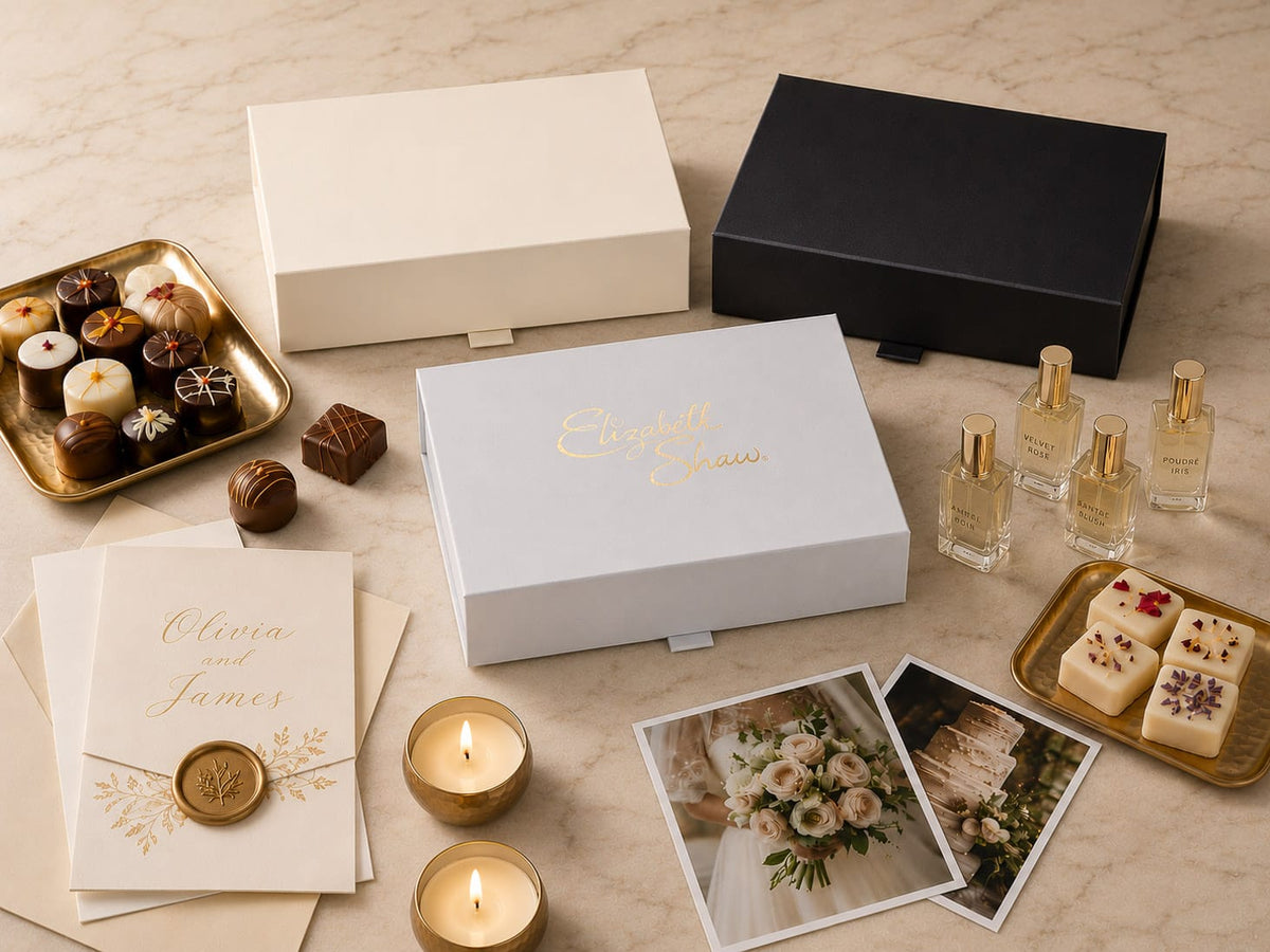 A6 Shallow Gift Boxes with Magnetic Closure