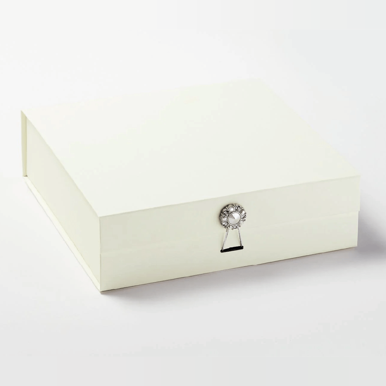 Ivory Ribbon and Decorative Closures for Gift Boxes