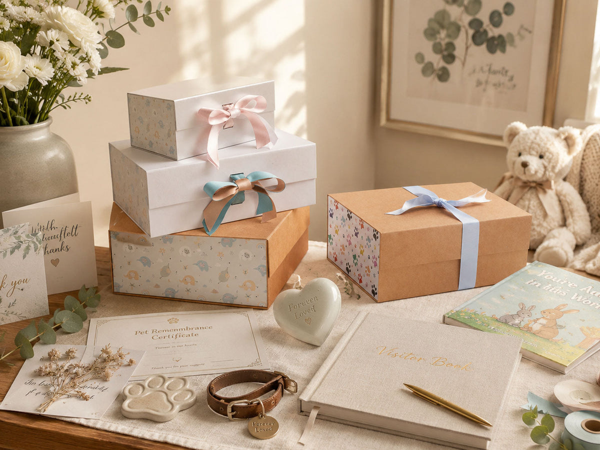 Gift Boxes For Charity, Hospital and Non-Profit Keepsakes