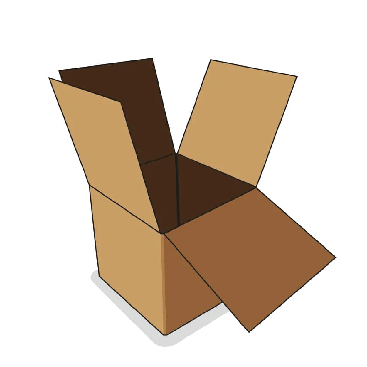 Sample XL Cube Gift Box Mailing Carton