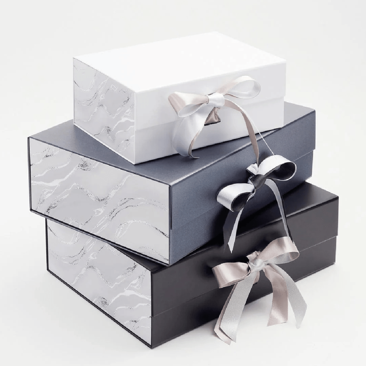 Marble Two Tone Packaging With Fab Side Panesl