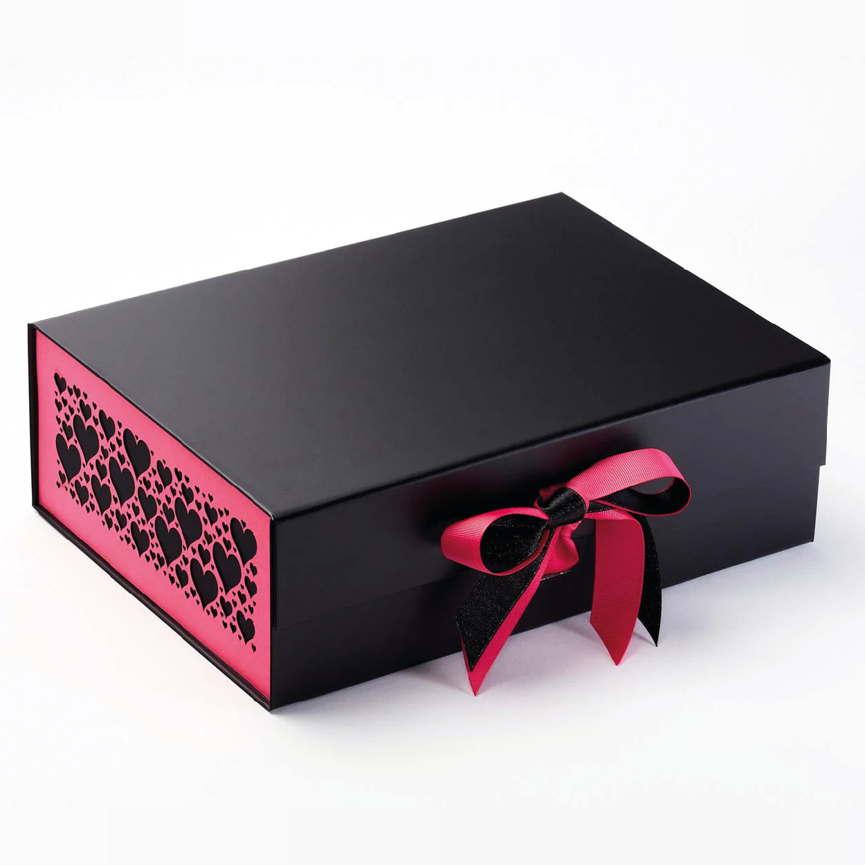 Hot Pink Ribbon and Decorative Closures for Gift Boxes