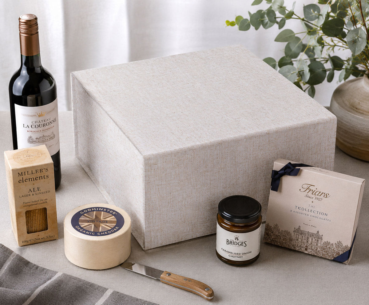Luxury Linen Extra Large Deep Gift Hamper Packaging