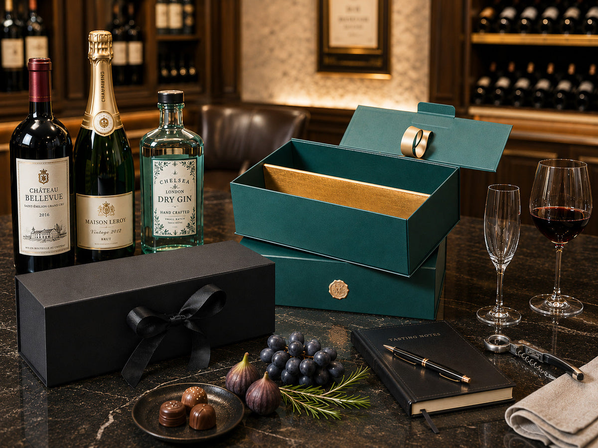 Wine, Champagne and Craft Spirit Gift Packaging