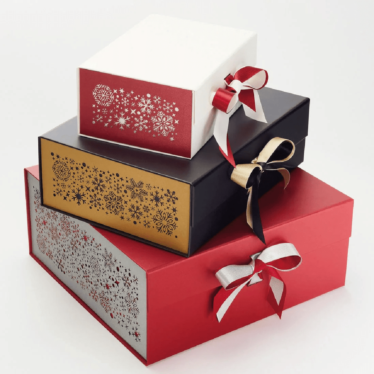 Festive Snowflake Decorative Side Panels from Foldabox®