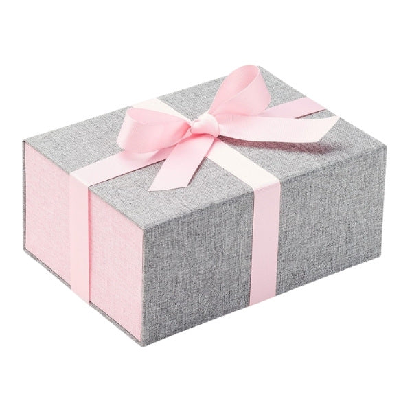Rose Pink Ribbon and Decorative Closures for Gift Boxes