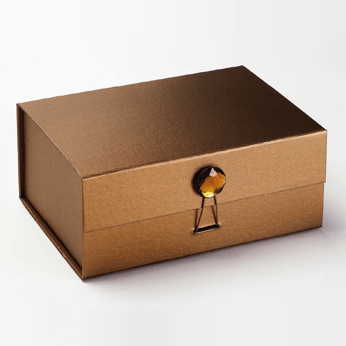Copper A5 Deep Gift Boxes with Tourmaline Closure
