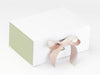 Sage Green FAB Sides® Featured on White Gift Box with Tan and Silver Ribbon