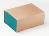 Jade Green FAB Sides® Featured on Natural Kraft A5 Deep Gift Box