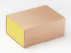 Lemon Yellow FAB Sides® Featured on Natural Kraft A5 Deep Gift Box