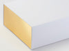 Metallic Gold FAB Sides® Featured on White A4 Gift Box