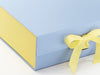 Sample Lemon Yellow FAB Sides® Featured on Pale Blue Gift Box