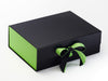 Classic Green FAB Sides® Featured on Black A4 Deep Gift Box with Classic Green Double Ribbon