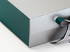 Sample Hunter Green FAB Sides® Featured on Silver Gift Box Close Up