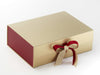 Sample Red Textured FAB Sides® Featured on Gold A4 Deep Gift Box