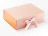 Metallic Rose Copper FAB Sides® Featured on Rose Gold A4 Deep Gift Box with Rose Gold and Ivory Double Ribbon