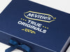 Custom 2 Colour Print Onto Navy Gift Box