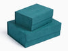 Teal Faux Suede Gift Boxes Available in A5 Deep and A4 Deep