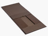 Dark Brown Faux Leather Gift Box Supplied Flat