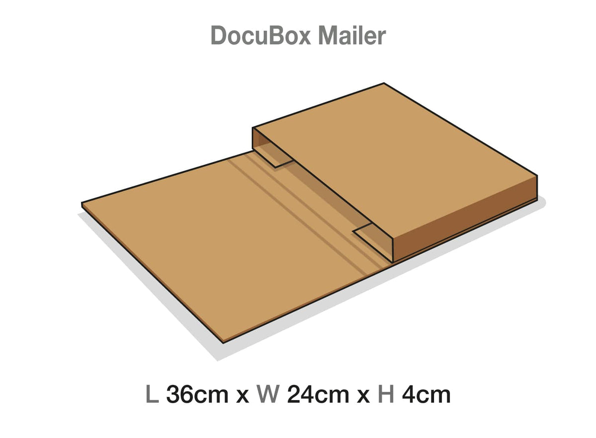 Sample A4 DocuBox Mailing Carton