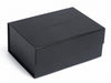 Black A5 Deep Faux Leather Gift Box with Debossed Logo