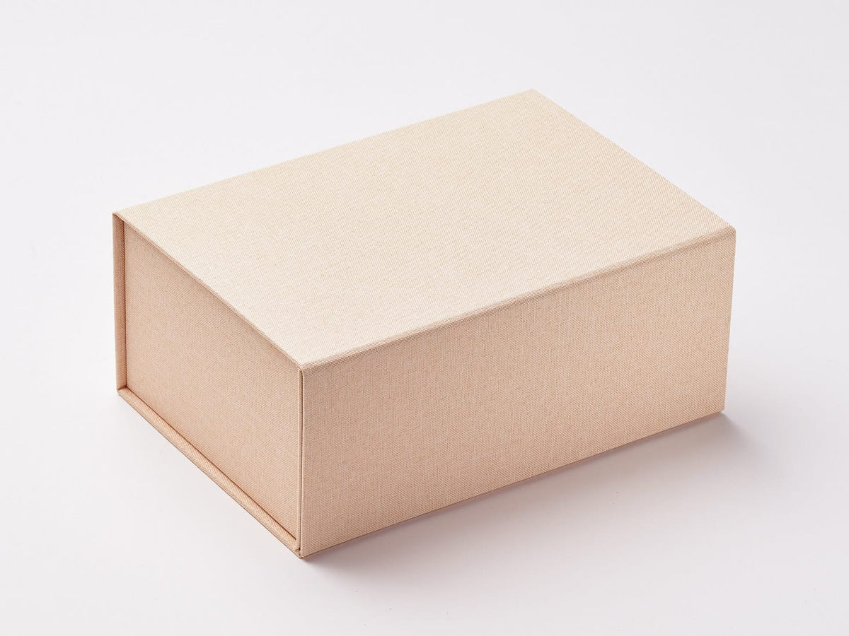 Hessian Linen A5 Deep Gift Box