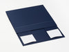 Navy Blue A5 Deep Gift Box No Ribbon Supplied Flat