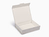 Natural Linen A5 Shallow Gift Box Open