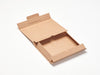 Natural Kraft A6 Shallow Gift Box Sample Partly Assembled