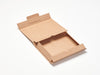 Natural Kraft A6 Shallow Gift Box Sample Partly Assembled