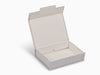 Natural Linen A6 Shallow Gift Box Open