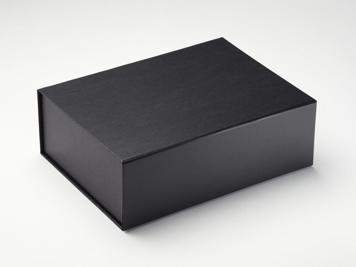 Black A4 Deep Gift Box No Ribbon | Foldabox UK and Europe Black A4 Deep Gift Box No Ribbon | Foldabox UK and Europe