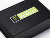 Custom CMYK Logo Featured on Black Gift Box