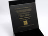 Metallic Gold Foil Design Inside Lid for Envogue on Black XL Deep Gift Boxes