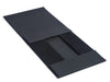 Black A4 Deep Faux Suede Gift Box Supplied Flat