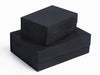 Black Faux Suede A5 and A4 Deep Gift Boxes