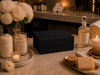 Black Faux Suede Gift Boxes for Beauty Products