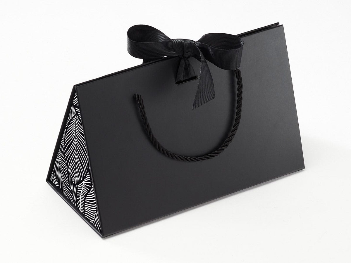 Medium Black BoxBags® Featured With Custom Logo Printed Side Panel Labels from brokenlogo