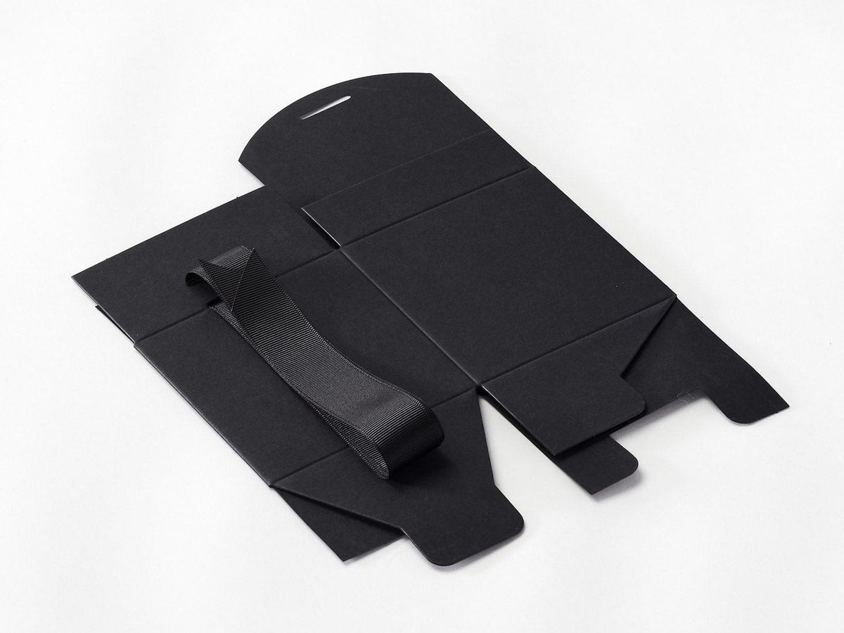 Black Small Cube SoftBox Supplied Flat with Ribbon