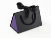 Small Black BoxBags® Featured With Custom Logo Printed Side Panel Labels from brokenlogo