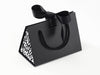 Small Black BoxBags® Featured With Custom Logo Printed Side Panel Labels from brokenlogo